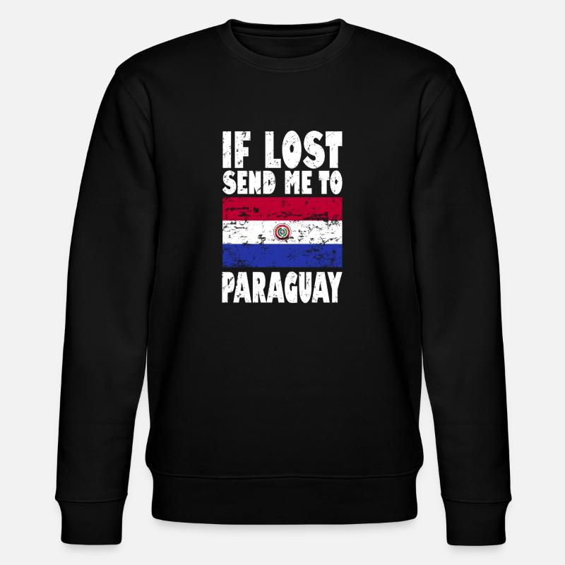 Drapeau du Paraguay - Sweat bio CHANGER Stanley/Stella Unisexe - noir