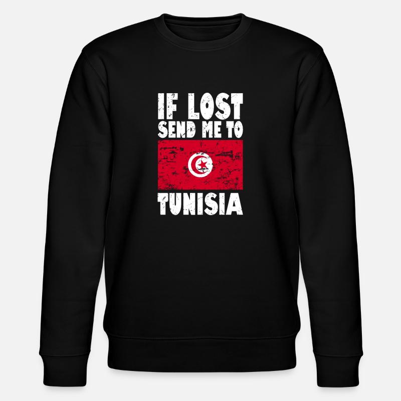 Slogan du drapeau tunisien - Sweat bio CHANGER Stanley/Stella Unisexe - noir