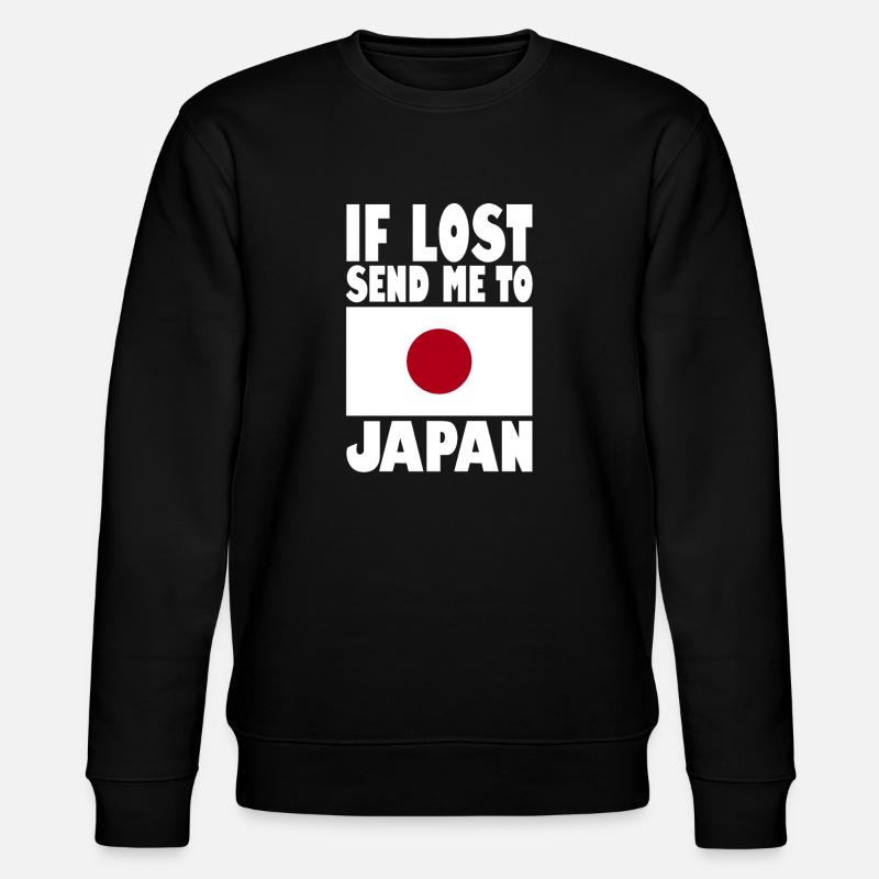 Japan Flagge Spruch - Stanley/Stella Unisex Bio-Sweatshirt CHANGER  - Schwarz