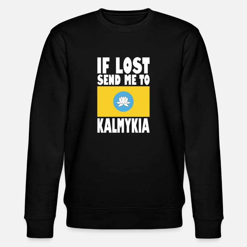 Drapeau de Kalmoukie - Sweat bio CHANGER Stanley/Stella Unisexe - noir