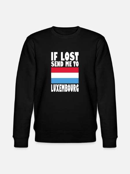 Drapeau luxembourgeois - Sweat bio CHANGER Stanley/Stella Unisexe - noir