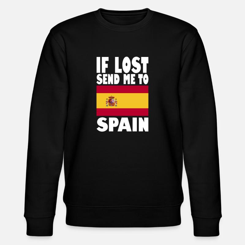 Drapeau de l’Espagne - Sweat bio CHANGER Stanley/Stella Unisexe - noir