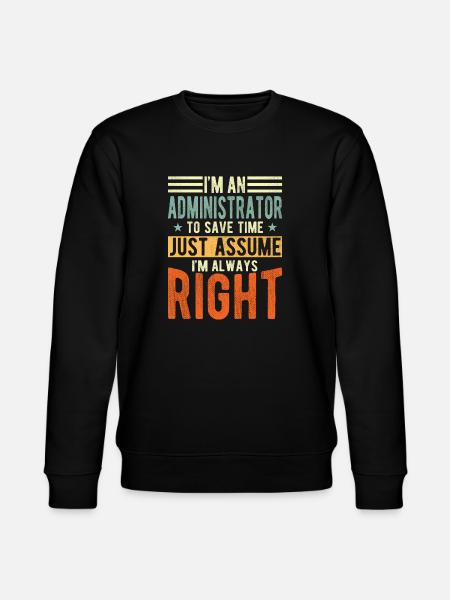 Administrator - Stanley/Stella CHANGER Unisex Organic Sweatshirt - black