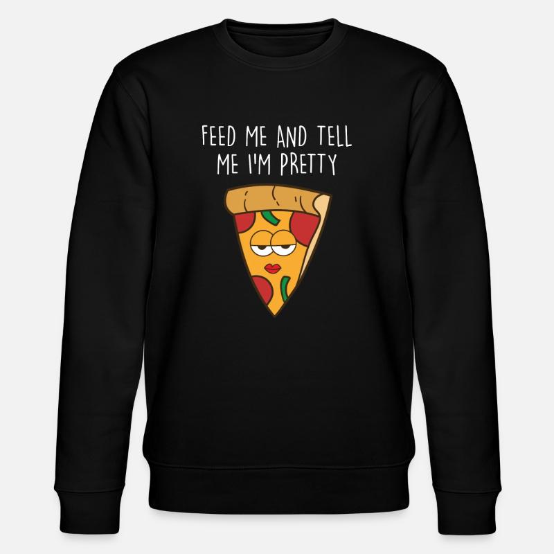 Pizza - Sweat bio CHANGER Stanley/Stella Unisexe - noir