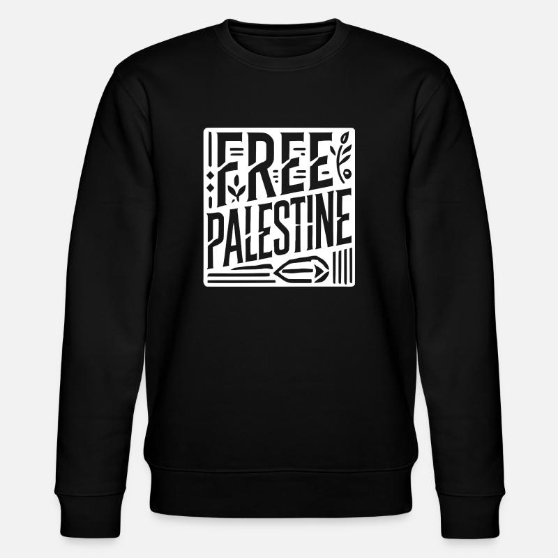 Free palestine - Sweat bio CHANGER Stanley/Stella Unisexe - noir