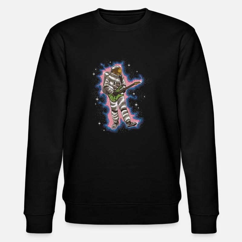 Guitariste astronaute - Guitare spatiale - Sweat bio CHANGER Stanley/Stella Unisexe - noir