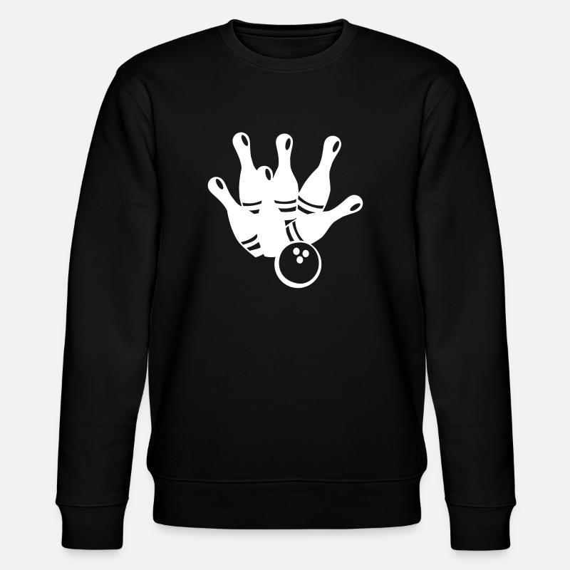 bowling - Stanley/Stella CHANGER Unisex Organic Sweatshirt - black