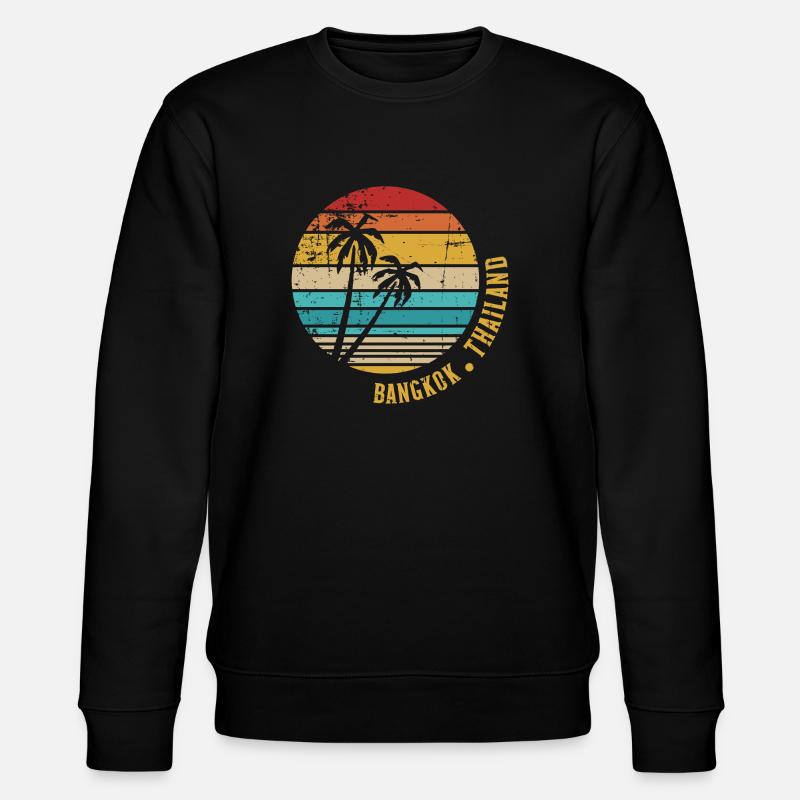 Bangkok - Stanley/Stella Unisex Bio-Sweatshirt CHANGER  - Schwarz