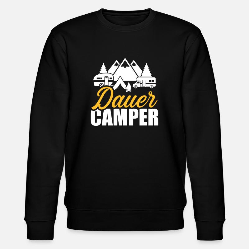 camping - Stanley/Stella CHANGER Unisex Organic Sweatshirt - black