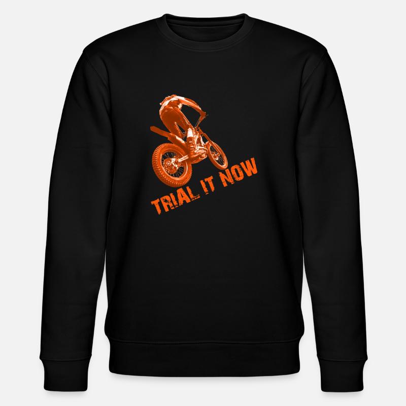 Trial it now - Orange - Stanley/Stella Unisex Bio-Sweatshirt CHANGER  - Schwarz