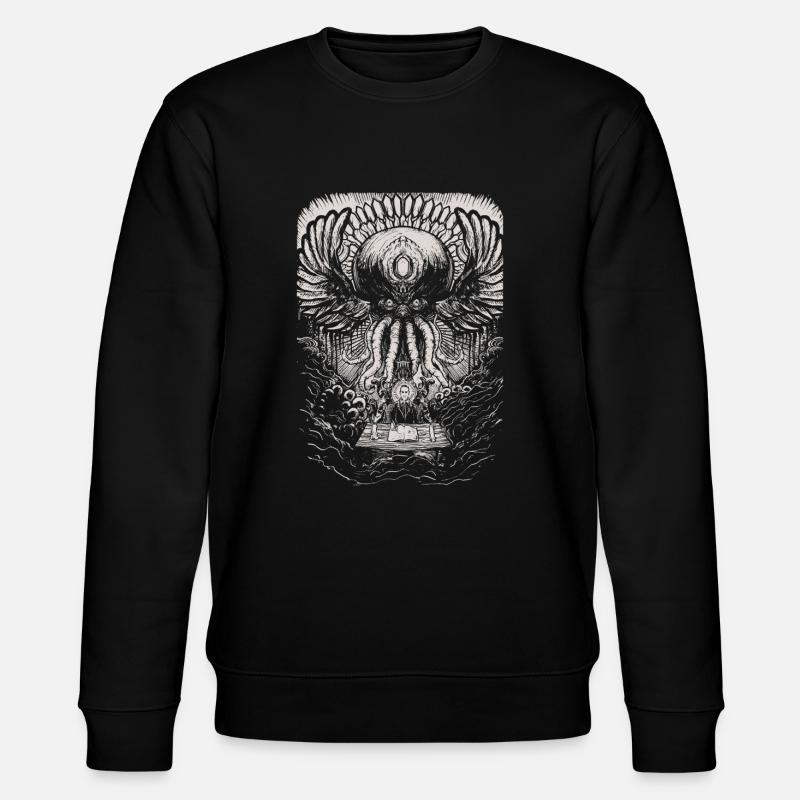 Cthulhu Rising - Stanley/Stella Unisex Bio-Sweatshirt CHANGER  - Schwarz