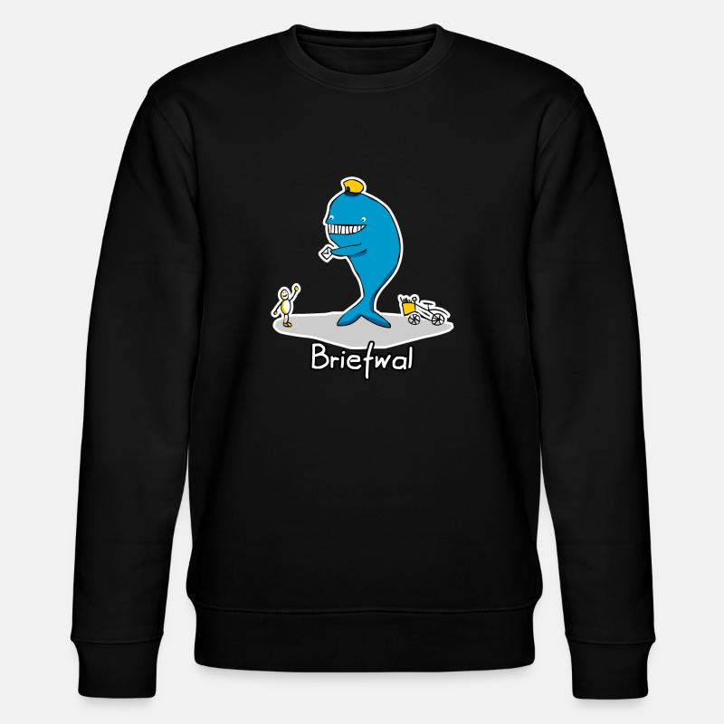 Briefwal - Stanley/Stella Unisex Bio-Sweatshirt CHANGER  - Schwarz