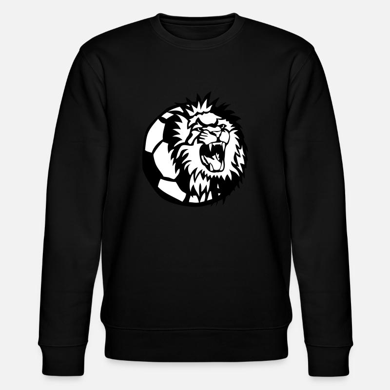 Fußball Löwe Logo Club - Stanley/Stella Unisex Bio-Sweatshirt CHANGER  - Schwarz