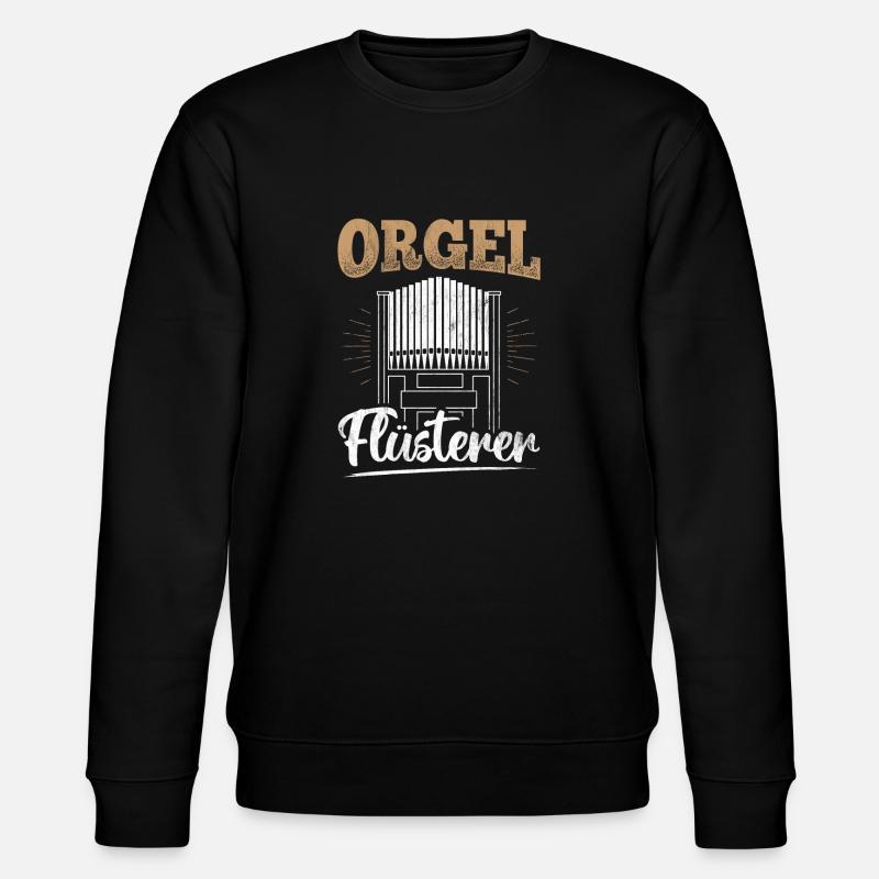 Orgel Kirche Organist - Stanley/Stella Unisex Bio-Sweatshirt CHANGER  - Schwarz