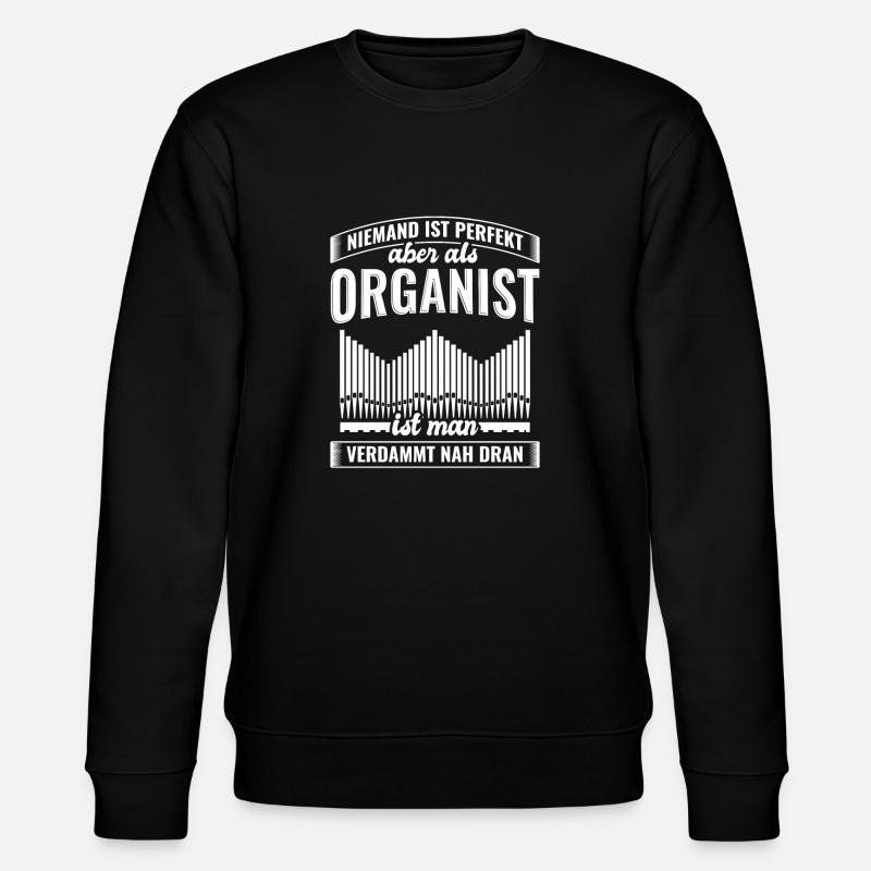 Orgel Kirche - Stanley/Stella Unisex Bio-Sweatshirt CHANGER  - Schwarz