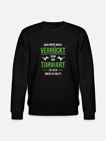 Torwart Fußball - Stanley/Stella Unisex Bio-Sweatshirt CHANGER - Schwarz