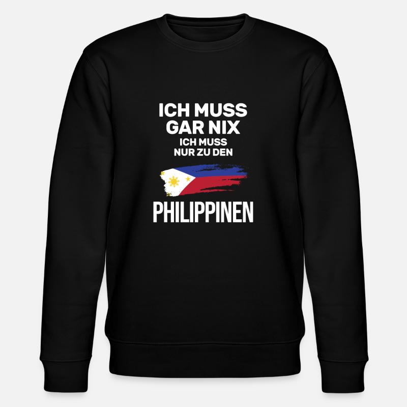 Philippinisch Philippinen Manila - Stanley/Stella Unisex Bio-Sweatshirt CHANGER - Schwarz