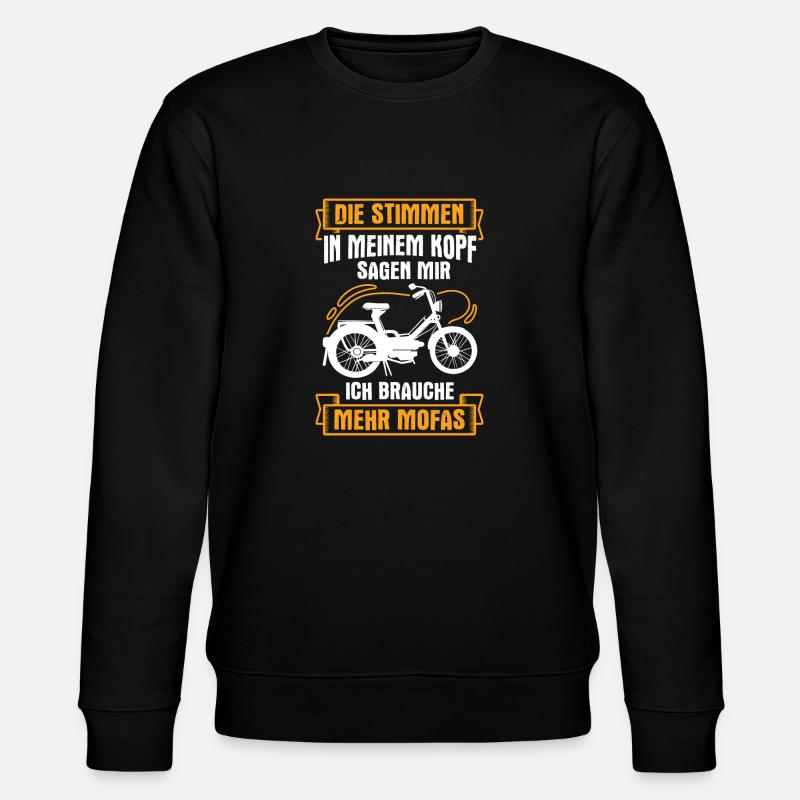 Mofa Moped - Stanley/Stella Unisex Bio-Sweatshirt CHANGER  - Schwarz