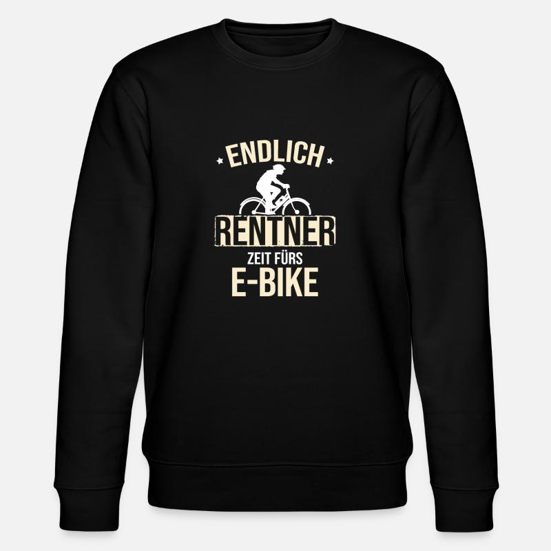 Ebike Geschenk - Stanley/Stella Unisex Bio-Sweatshirt CHANGER  - Schwarz