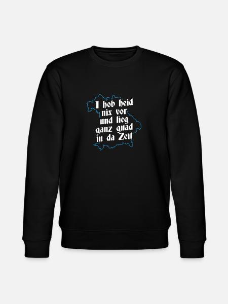 Bayern Boarisch - Stanley/Stella Unisex Bio-Sweatshirt CHANGER  - Schwarz