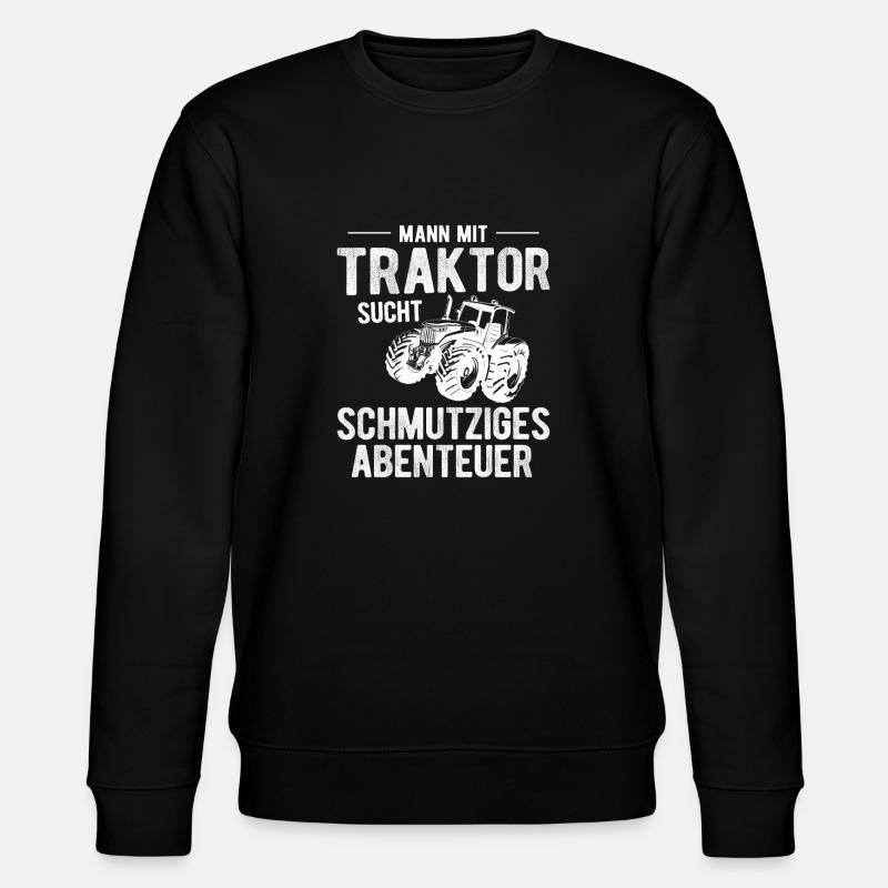 Traktor Bauer - Stanley/Stella Unisex Bio-Sweatshirt CHANGER - Schwarz