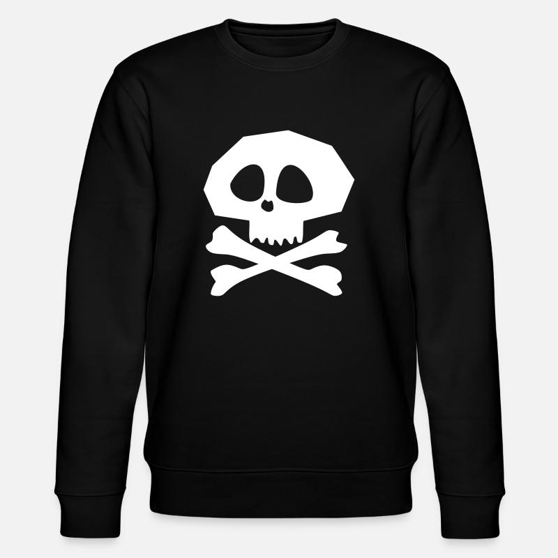 Crâne - Sweat bio CHANGER Stanley/Stella Unisexe - noir