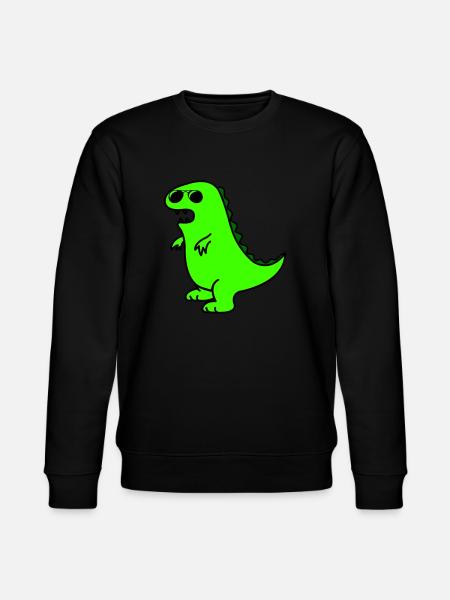 cool dino - Stanley/Stella CHANGER Unisex Organic Sweatshirt - black