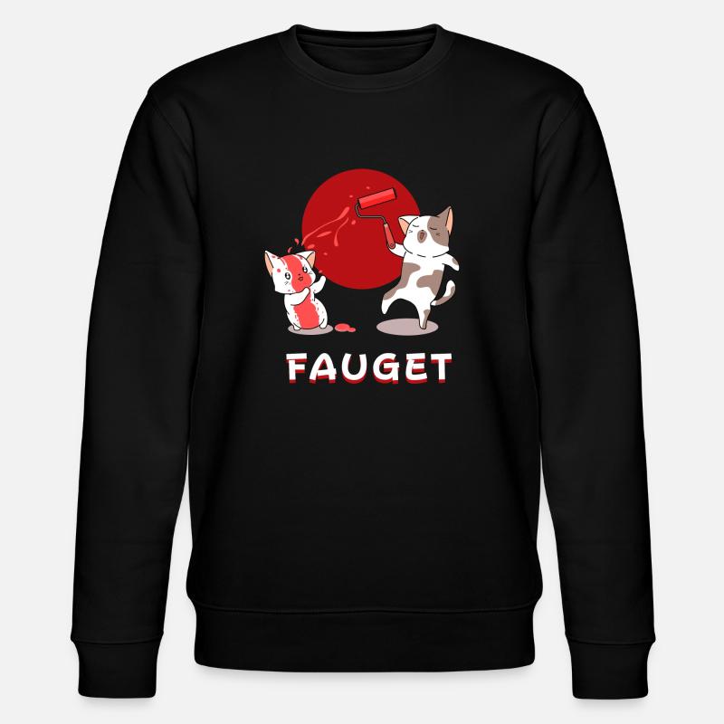 FAUGET - Stanley/Stella Unisex Bio-Sweatshirt CHANGER  - Schwarz