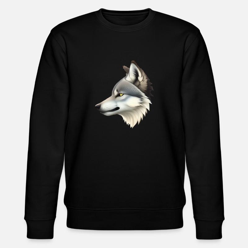 wolf - Stanley/Stella CHANGER Unisex Organic Sweatshirt - black