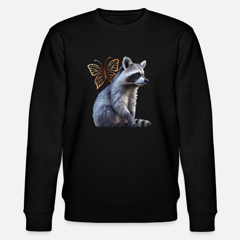 Raton laveur - Sweat bio CHANGER Stanley/Stella Unisexe - noir