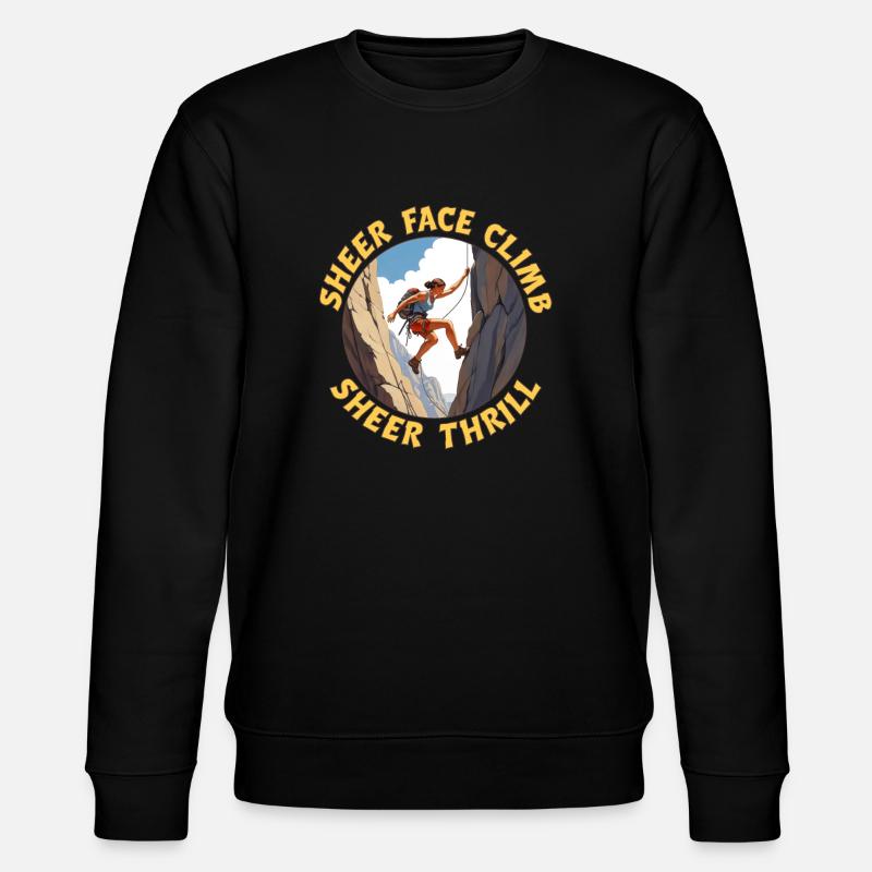 Escalade du visage pur Frisson - Sweat bio CHANGER Stanley/Stella Unisexe - noir