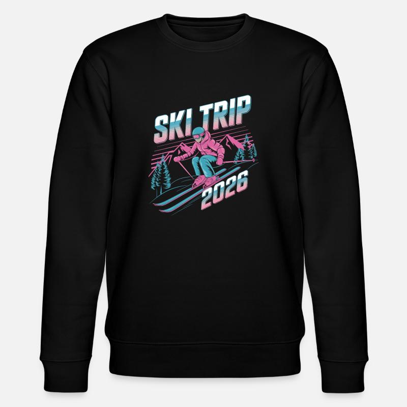 Ski trip 2026 - Stanley/Stella Unisex Bio-Sweatshirt CHANGER  - Schwarz