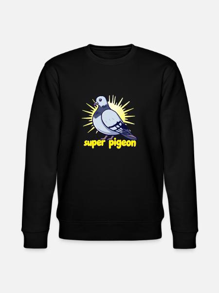 Super Pigeon - Stanley/Stella CHANGER Unisex Organic Sweatshirt - black