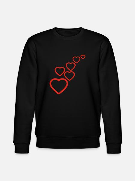 Valentin Herzen - Stanley/Stella Unisex Bio-Sweatshirt CHANGER  - Schwarz