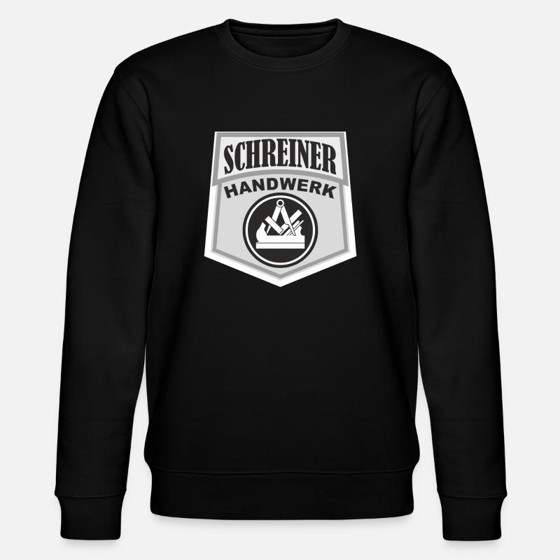 SCHREINER HANDWERK - Stanley/Stella Unisex Bio-Sweatshirt CHANGER  - Schwarz