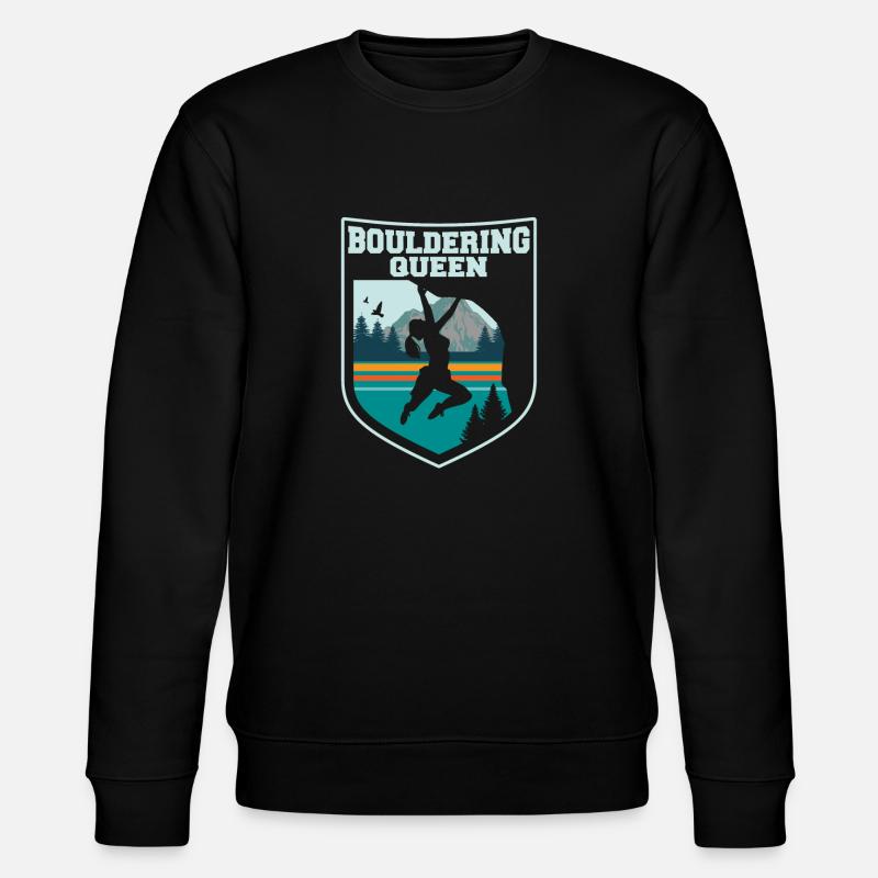 Bouldering - Stanley/Stella CHANGER Unisex Organic Sweatshirt - black
