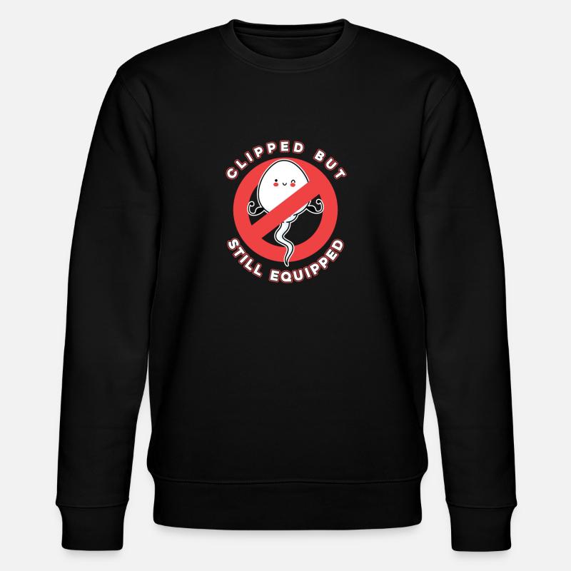 Vasectomy - Stanley/Stella CHANGER Unisex Organic Sweatshirt - black