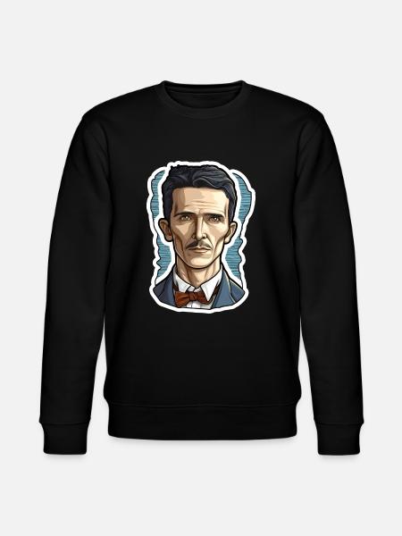 Nikola Tesla - Stanley/Stella CHANGER Unisex Organic Sweatshirt - black