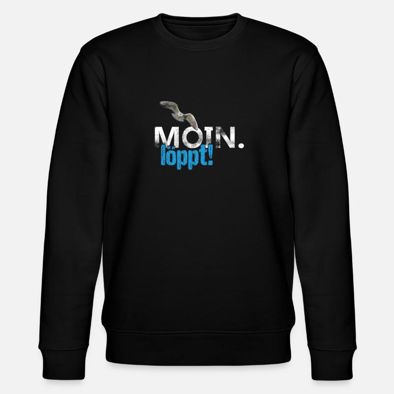 moin - Stanley/Stella Unisex Bio-Sweatshirt CHANGER  - Schwarz