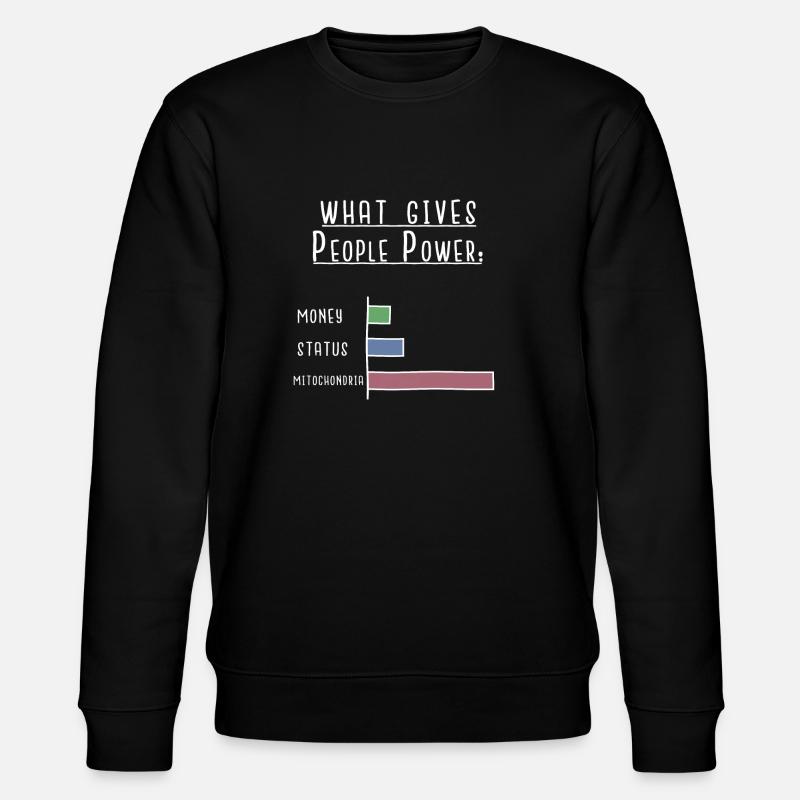 Biologie - Stanley/Stella Unisex Bio-Sweatshirt CHANGER  - Schwarz