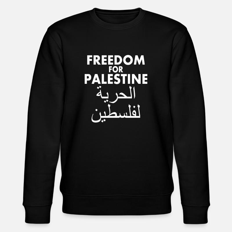 Freedom for palestine - Sweat bio CHANGER Stanley/Stella Unisexe - noir