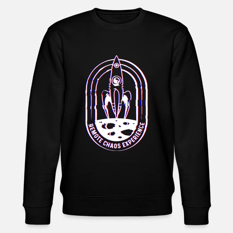 remote chaos experience - CCC Congress Hacker RC3 - Stanley/Stella CHANGER Unisex Organic Sweatshirt - black
