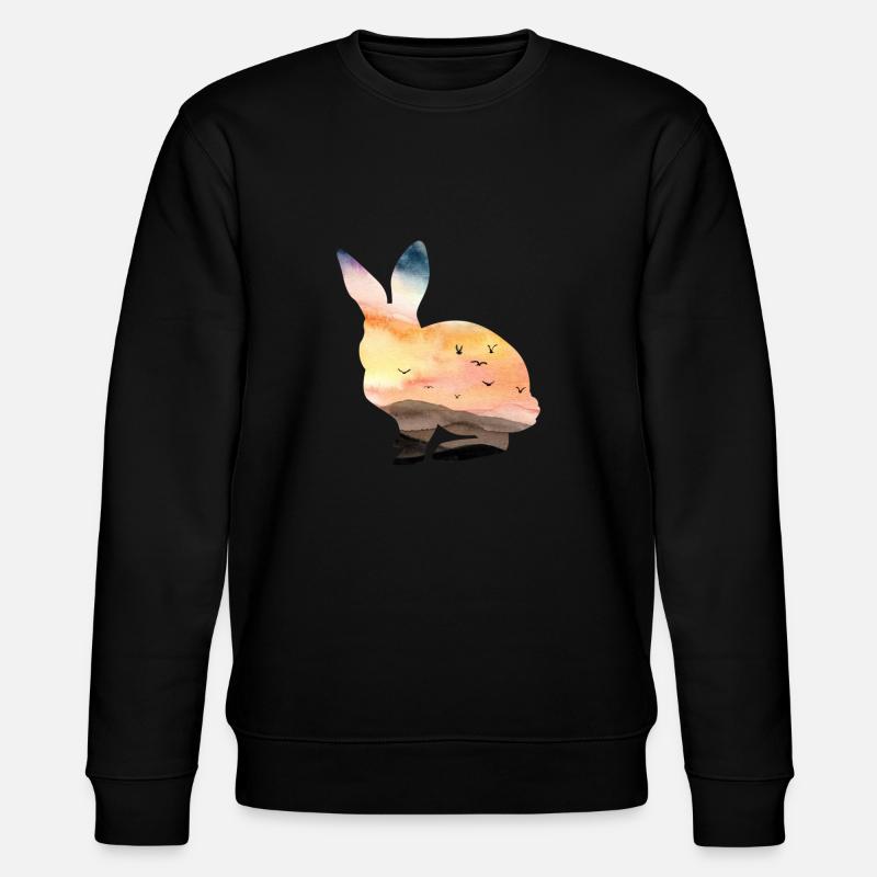 Lapin - Sweat bio CHANGER Stanley/Stella Unisexe - noir