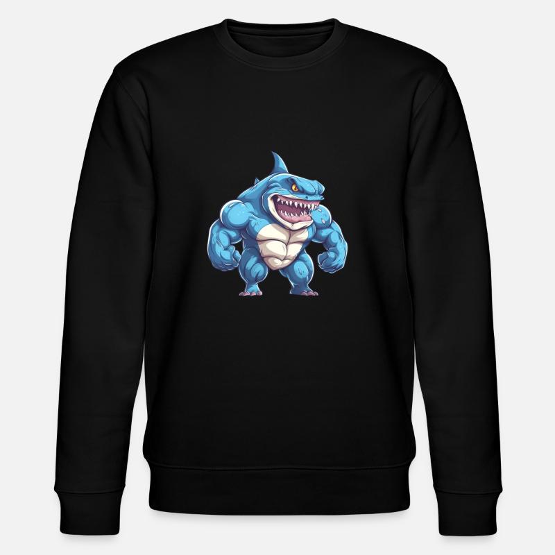 Bodybuilder Shark - Sweat bio CHANGER Stanley/Stella Unisexe - noir