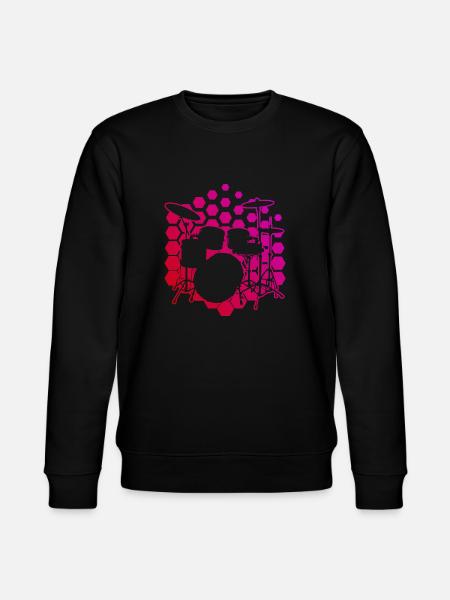 Drums Percussionist Drummer Men - Stanley/Stella CHANGER Unisex Organic Sweatshirt - black