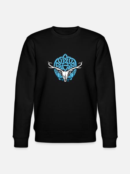 Cerf celtique - Sweat bio CHANGER Stanley/Stella Unisexe - noir