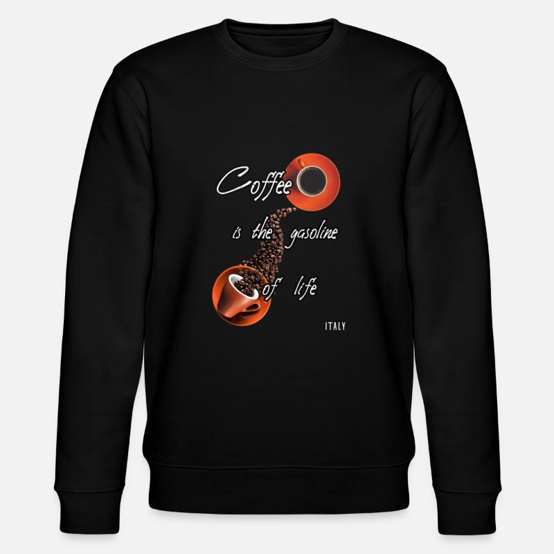 cafee - Stanley/Stella CHANGER Unisex Organic Sweatshirt - black