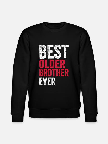 best older brother - Stanley/Stella CHANGER Unisex Organic Sweatshirt - black