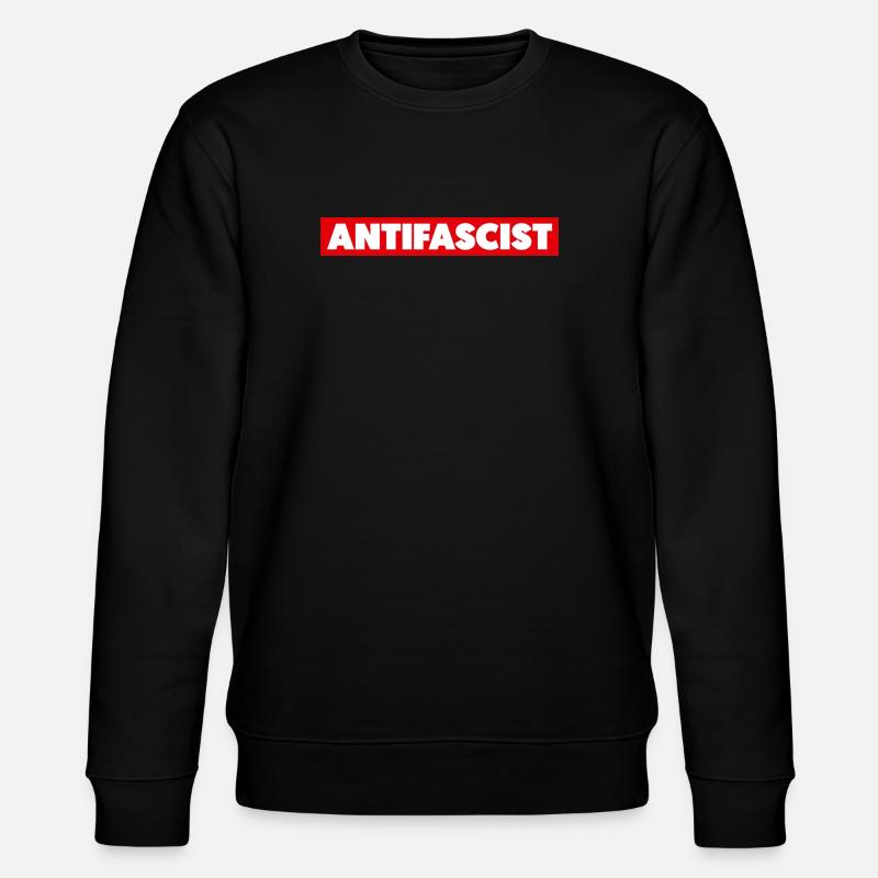 Antifasciste - Sweat bio CHANGER Stanley/Stella Unisexe - noir