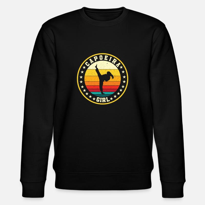 Capoeira Mädchen - Stanley/Stella Unisex Bio-Sweatshirt CHANGER  - Schwarz